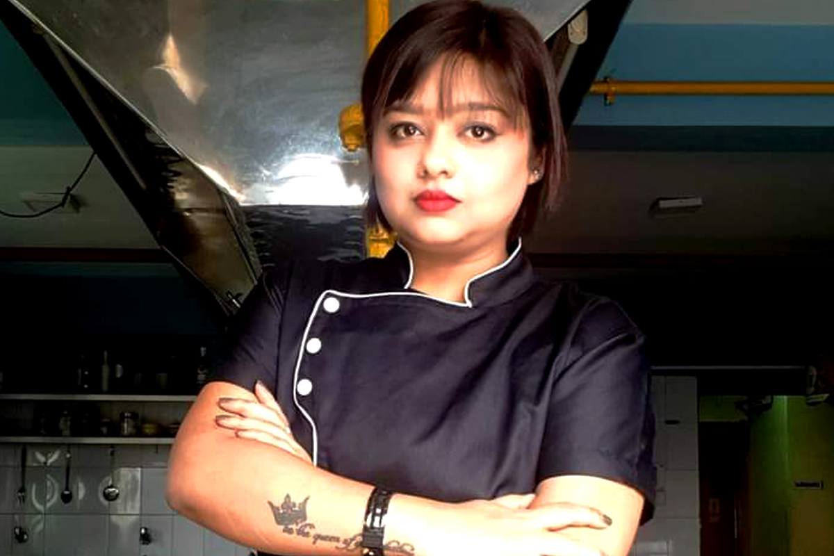 Head Chef Moumita Bhaumik at Queen’s Tandoor Indian Restaurant Seminyak Bali