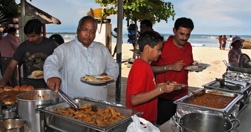 Bhatara watersport outside catering, bali indian restauran, indian food restaurant in bali