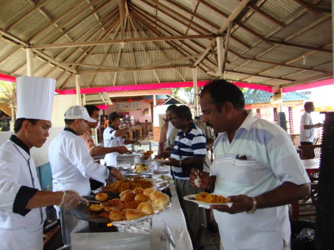 Bhatara watersport outside catering, bali indian restauran, indian food restaurant in bali