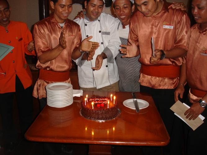 Birth Day Staff, bali indian restaurant, indian food restaurant in bali