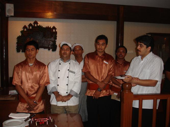 Birth Day Staff, bali indian restaurant, indian food restaurant in bali