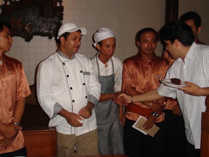 Birth Day Staff, bali indian restaurant, indian food restaurant in bali