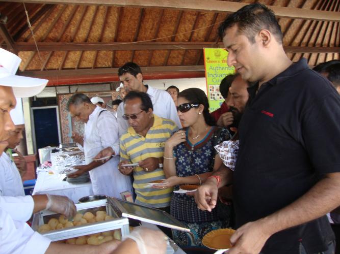 Shiwa sampurna watersport outside catering, bali indian restauran, indian food restaurant in bali